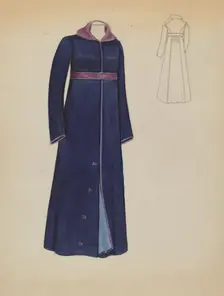 Coat, 1935/1942. Creator: Jessie M. Benge