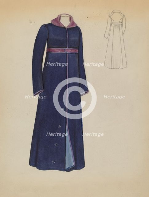 Coat, 1935/1942. Creator: Jessie M. Benge.
