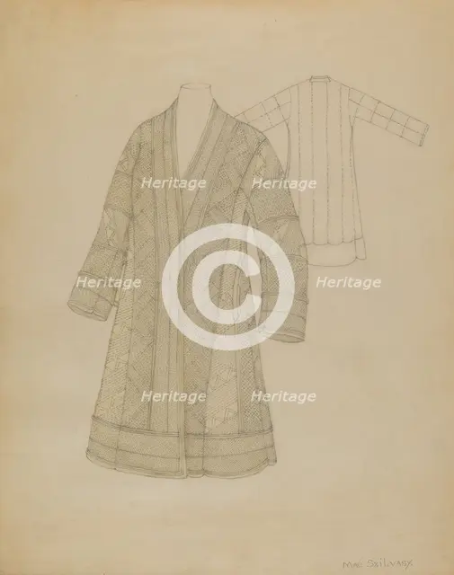 Coat, 1935/1942. Creator: Mae Szilvasy.