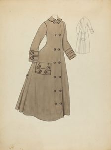 Coat, 1935/1942. Creator: Roberta Spicer