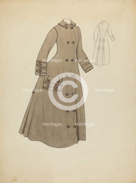 Coat, 1935/1942. Creator: Roberta Spicer.