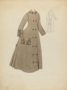 Coat, 1935/1942. Creator: Roberta Spicer