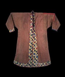 Coat with buta pattern lining and ikat edges, 1801-1869