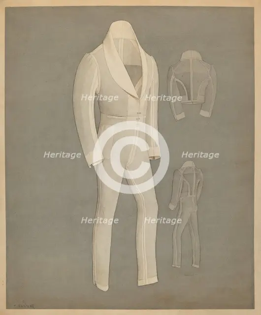 Coat and Trousers, c. 1937. Creator: Creighton Kay-Scott.