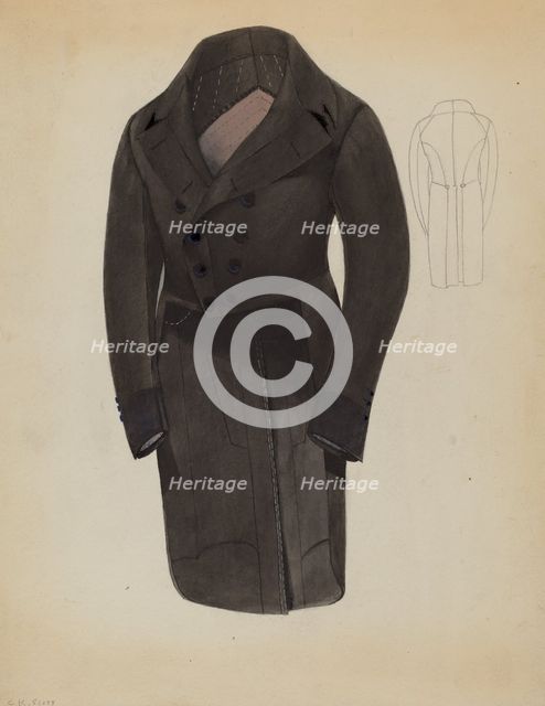 Coat, c. 1937. Creator: Creighton Kay-Scott.
