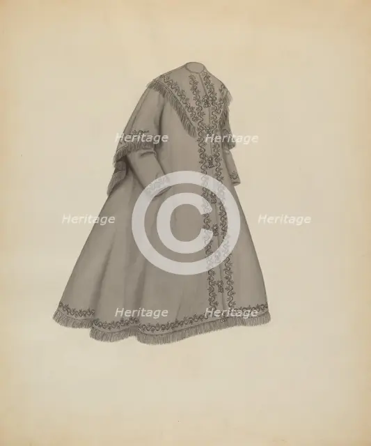 Coat, c. 1937. Creator: Mina Greene.