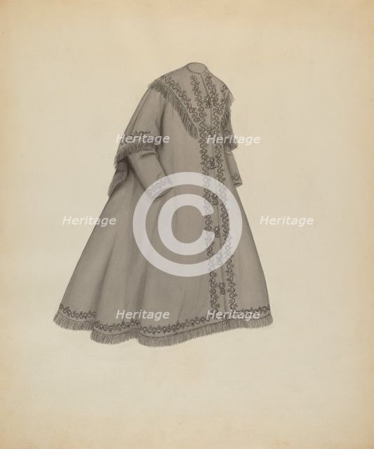 Coat, c. 1937. Creator: Mina Greene.