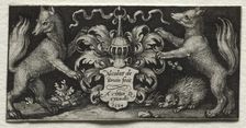 Coat of Arms, 1594. Creator: Nicolaes de Bruyn (Netherlandish, 1571-1656); A. van Londerseel