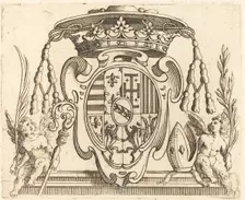 Coat of Arms of Nicolas Francis of Lorraine. Creator: Jacques Callot