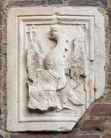Coat of Arms of Federico da Montefeltro, c.between 1444 and 1465. Creator: Unknown