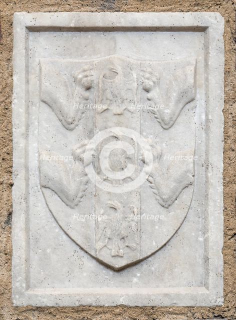Coat of Arms of the Brancaccio Imbriani Family, second half of the 15th century. Creator: Unknown.