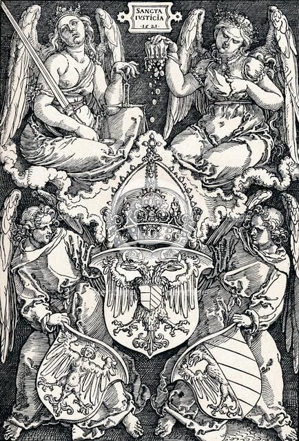'Coat of Arms of the City of Nuremberg', 1521 (1906).  Artist: Albrecht Durer.
