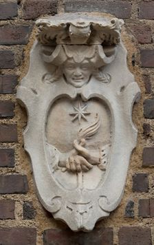 Coat of Arms of the Pasqui or possibly Bernardi Family, early 17th century. Creator: Unknown