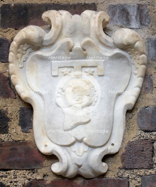 Coat of Arms of the Pucci delle Stelle Family, late 17th century. Creator: Unknown.