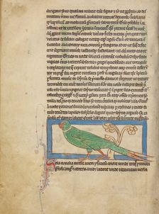 Coat of Arms Held by a Woman; Hours of Simon de Varie, 1455. Creator: Jean Fouquet