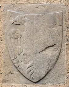 Coat of Arms, probably of the Della Gherardesca Family, 14th century. Creator: Unknown