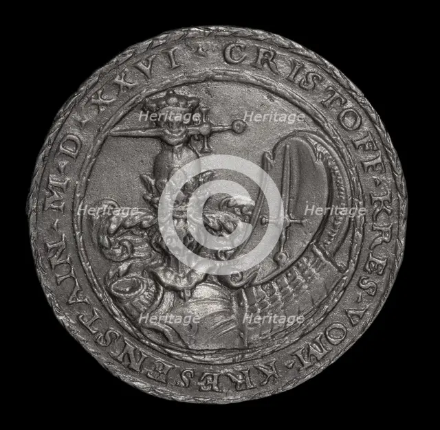 Coat of Arms [reverse], 1526. Creator: Matthes Gebel.