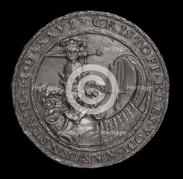 Coat of Arms [reverse], 1526. Creator: Matthes Gebel.