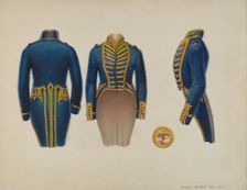 Coat of Naval Lieutenant, c. 1936. Creators: B. Berndt, Gordon Saltar