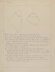 Coat (Pattern), c. 1937. Creator: Emery Herrett