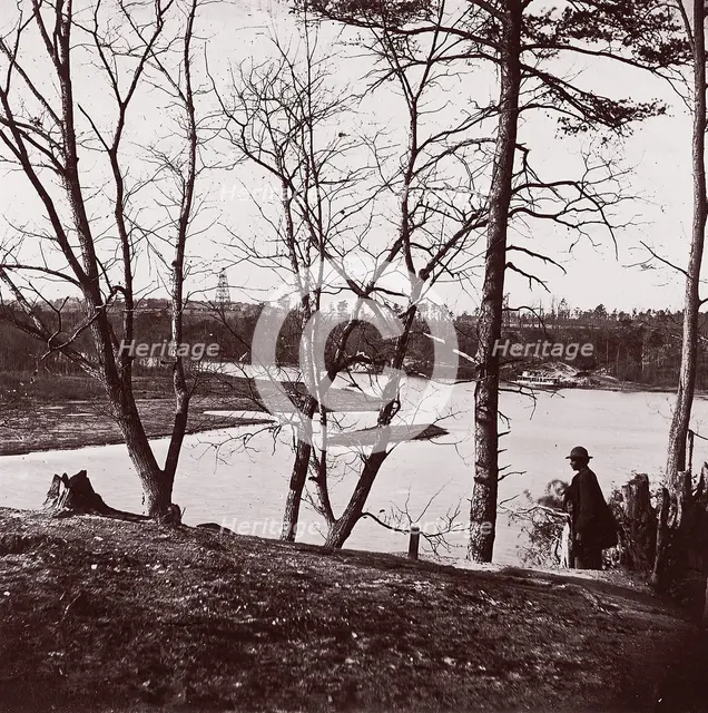 Cobb's Hill, Lookout in Distance, 1864. Creator: Tim O'Sullivan.