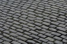 Cobbled street surface, Castlefield area, Manchester, c2009. Artist: Derek Kendall