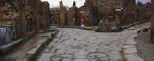 Cobbled streets, Pompeii, Italy, 2009. Creator: LTL