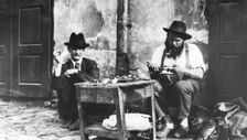 Cobbler, Lemberg Ghetto, USSR, World War Two, 1941-1944. Creator: Unknown