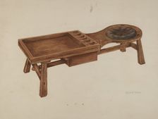 Cobbler's Bench, c. 1938. Creator: Leonard Battee