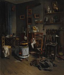 Cobbler's Quarters, 1860s. Creator: Jean-Alphonse Duplessy (French, 1817-aft 1872)