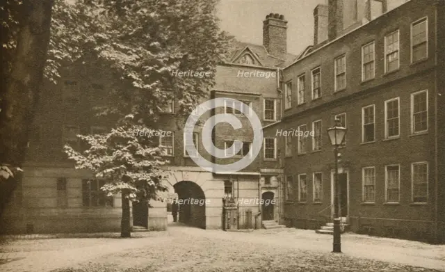 'Cobbles of the Quiet Other Court in Staple Inn at Holborn', c1935. Creator: Cyril Ellis.