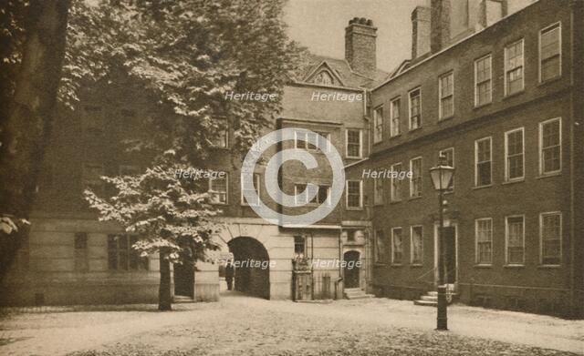 'Cobbles of the Quiet Other Court in Staple Inn at Holborn', c1935. Creator: Cyril Ellis.