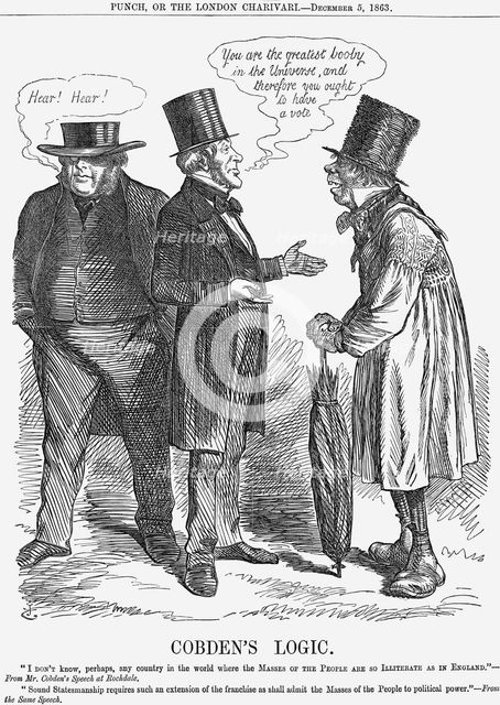 'Cobden's Logic', 1863. Creator: John Tenniel.
