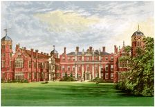 Cobham Hall, Kent, home of the Earl of Darnley, c1880