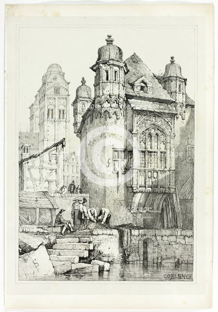 Coblence, 1833. Creator: Samuel Prout.