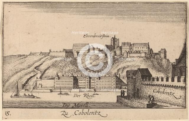 Coblentz, 1635. Creator: Wenceslaus Hollar.