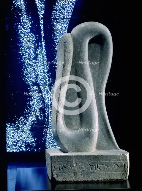 Cobra sculpture, Tomb of Amenhotep III, Luxor, Egypt. Artist: R Guillemot