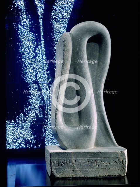 Cobra sculpture, Tomb of Amenhotep III, Luxor, Egypt. Artist: R Guillemot