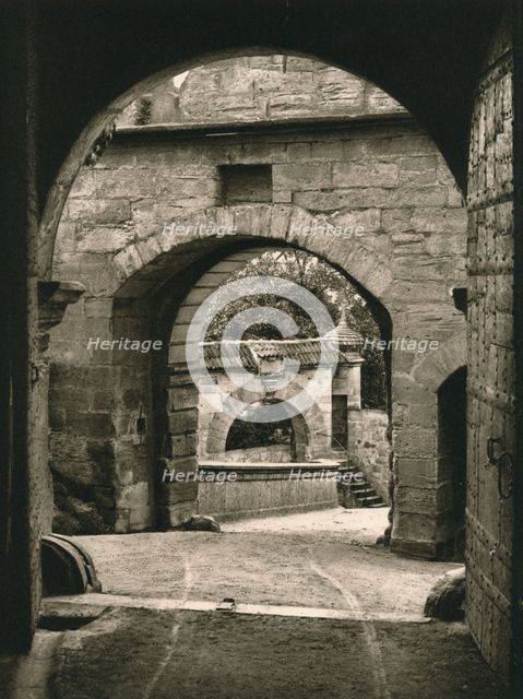 'Coburg - Fortress Gateway', 1931. Artist: Kurt Hielscher.
