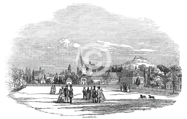 Coburg - from His Royal Highness Prince Albert's drawing, 1845. Creator: W. J. Linton.