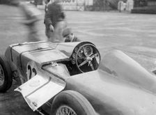 Cocckpit of Arthur Francis Ashby's special-bodied Riley 9 Brooklands, Brooklands, 1932. Artist: Bill Brunell