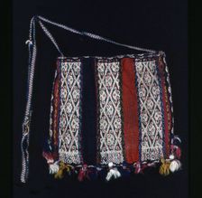 Coca Bag (Chuspa), Bolivia, 1850/1900. Creator: Unknown