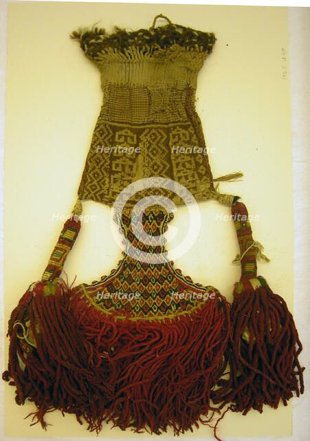 Coca Bag, Peru, A.D. 1476/1532. Creator: Unknown.