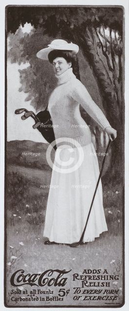 Coca-Cola advertisement, c1905. Creator: Unknown.