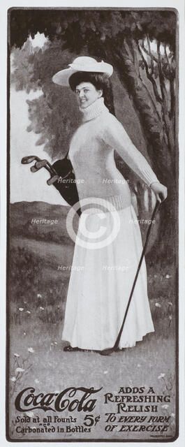 Coca-Cola advertisement, c1905. Artist: Unknown