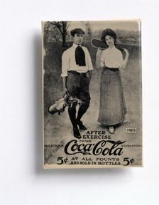 Coca-Cola advertisement with a golfing theme, c1905
