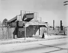 Coca-Cola shack in Alabama, 1935. Creator: Walker Evans