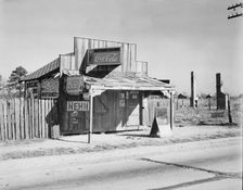 Coca-Cola shack in Alabama, 1935. Creator: Walker Evans