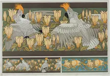 Cockatoos and magnolias, 1897. Creator: Verneuil, Maurice Pillard (1869-1942)
