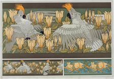 Cockatoos and magnolias, 1897. Creator: Verneuil, Maurice Pillard (1869-1942)